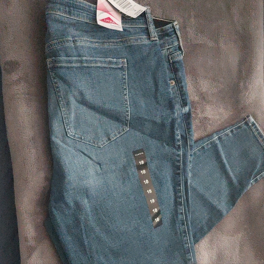 Torrid Dark Blue Denim Jeans